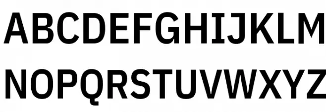 IBM Plex Sans Condensed SemiBold  