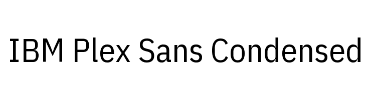 IBM Plex Sans Condensed  لخطوط تنزيل