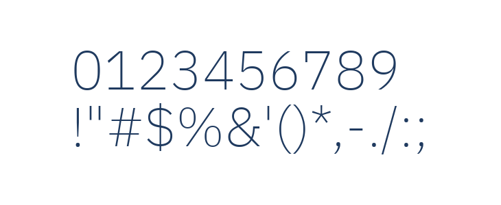 IBM Plex Sans Devanagari ExtraLight Other Characters