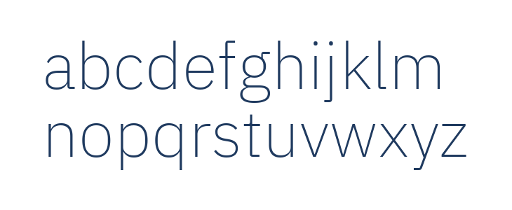IBM Plex Sans Devanagari ExtraLight Lowercase