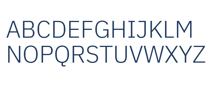 IBM Plex Sans Devanagari Light Uppercase