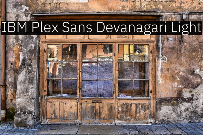 IBM Plex Sans Devanagari Light Example 3