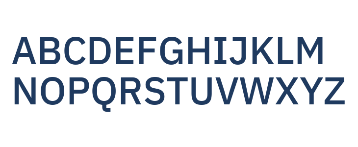 IBM Plex Sans Devanagari Medium Uppercase
