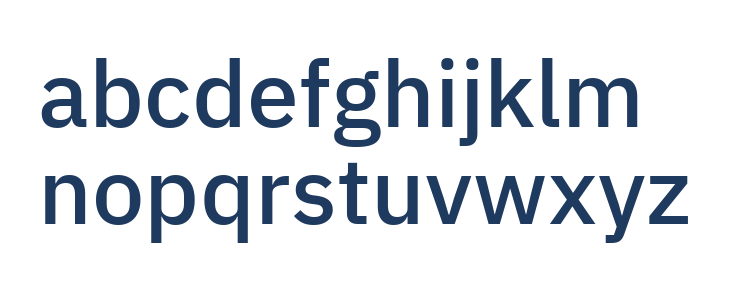 IBM Plex Sans Devanagari Medium Lowercase