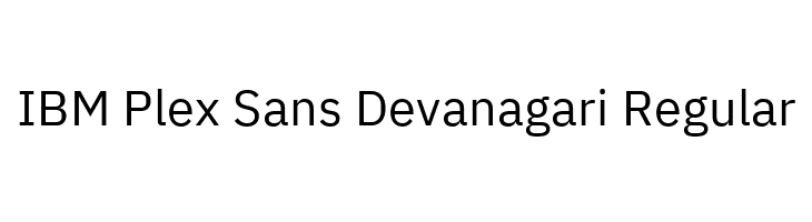 IBM Plex Sans Devanagari Regular Скачать бесплатные шрифты