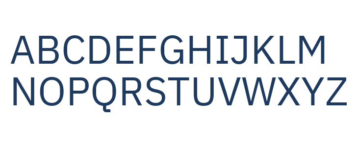 IBM Plex Sans Devanagari Regular Uppercase