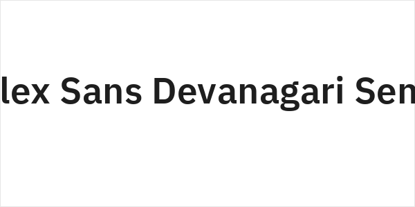 IBM Plex Sans Devanagari SemiBold Logo
