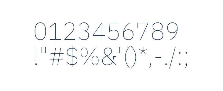 IBM Plex Sans Devanagari Thin Other Characters
