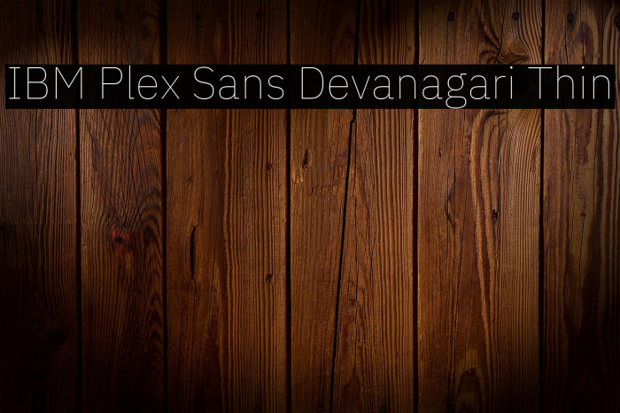 IBM Plex Sans Devanagari Thin Example 3