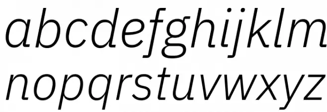 IBM Plex Sans Light Italic  