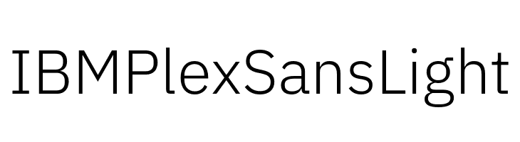 IBM Plex Sans Light  لخطوط تنزيل