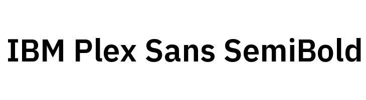 ibm plex sans