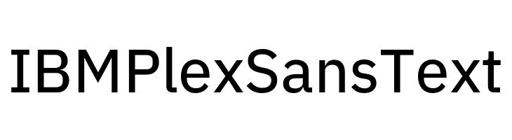 IBM Plex Sans Text  Free Fonts Download