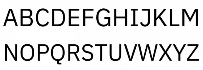 IBM Plex Sans Шрифта ВЕРХНИЙ