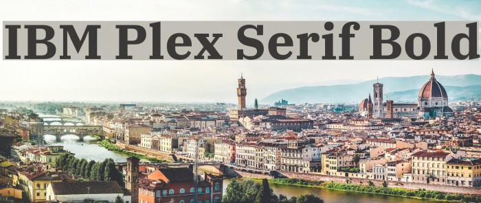 IBM Plex Serif Bold Font examples