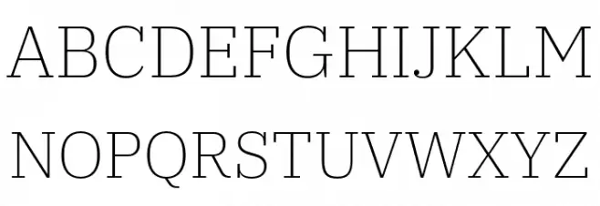 IBM Plex Serif ExtraLight Шрифта ВЕРХНИЙ