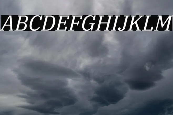 IBM Plex Serif Italic Example 3
