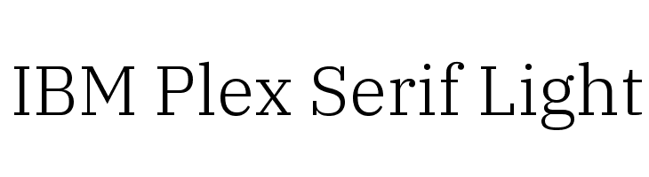 IBM Plex Serif Light  नि: शुल्क फ़ॉन्ट्स डाउनलोड