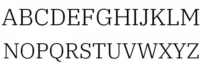 IBM Plex Serif Light Fonte MAIÚSCULAS