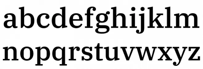 IBM Plex Serif Medium 字体 小写