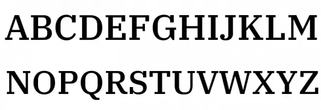 IBM Plex Serif Medium Шрифта ВЕРХНИЙ