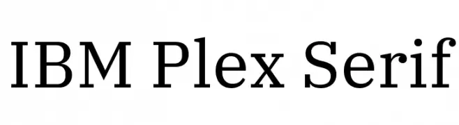 IBM Plex Serif  Fuentes Gratis Descargar
