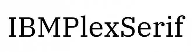IBM Plex Serif  नि: शुल्क फ़ॉन्ट्स डाउनलोड