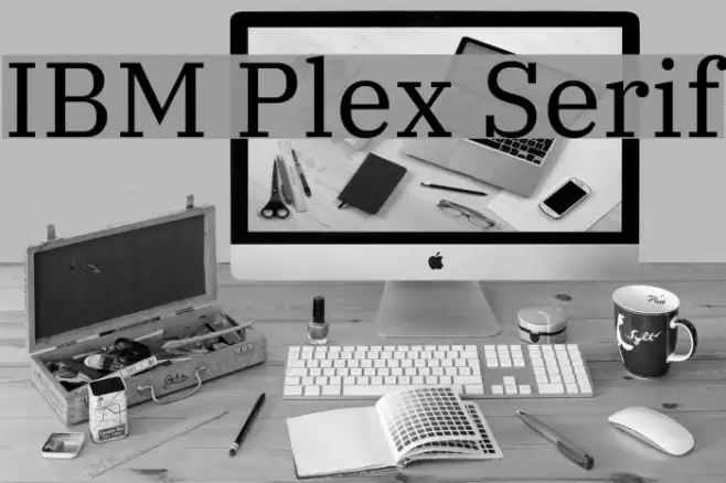 IBM Plex Serif Шрифта examples