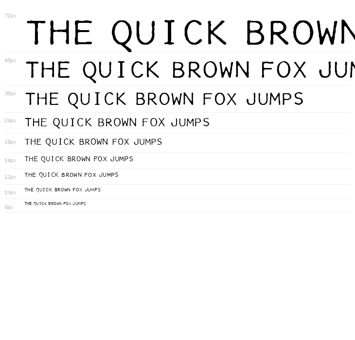 IBM Selectric Manifold Regular Waterfall