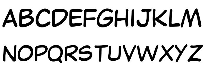 IBS Cartooning Font LOWERCASE