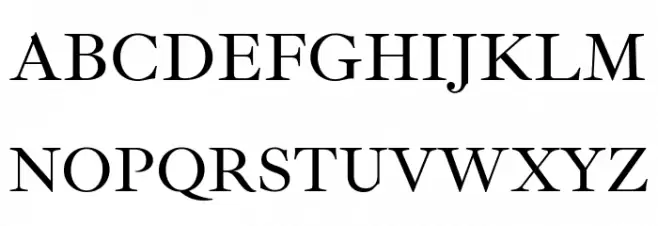 Ibarra Real Nova Regular Font UPPERCASE