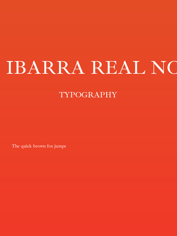 Ibarra Real Nova Regular Poster
