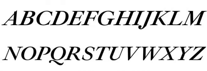 Ibarra Real Nova SemiBold Italic Fuentes MAYÚSCULAS