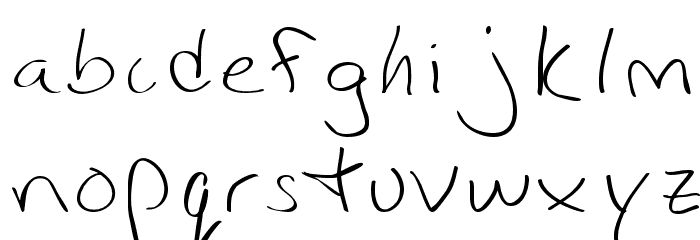 Ibarra Font LOWERCASE