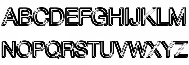 Ibiza Crystal Personal Use Regular Font Litere mari