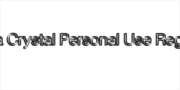 Ibiza Crystal Personal Use Regular Logo