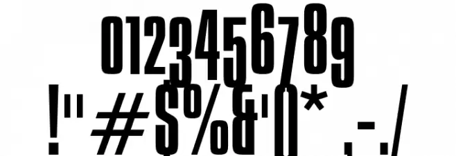 Ibiza Font OTHER CHARS