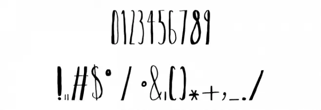 Ibrat Font OTHER CHARS