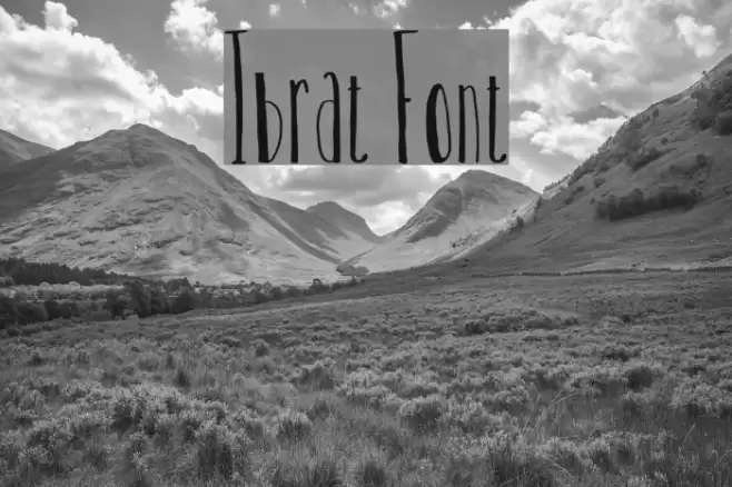 Ibrat Font examples