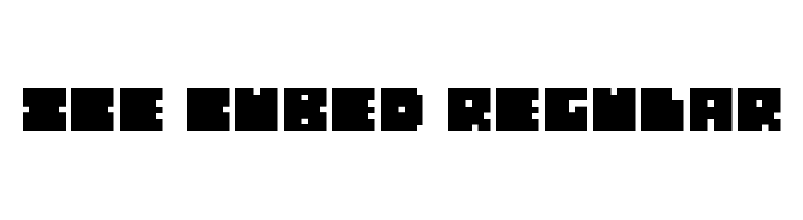ICE CUBED Regular Font