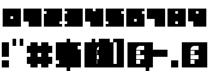 ICE CUBED Regular Font OTHER CHARS