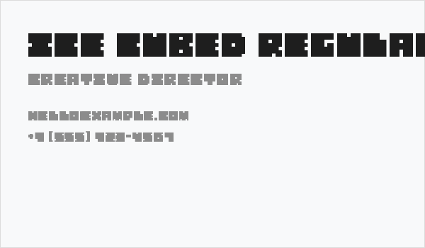 ICE CUBED Regular Business Card