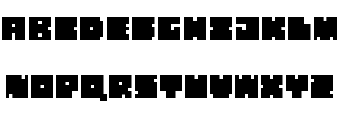 ICE CUBED Regular Font LOWERCASE