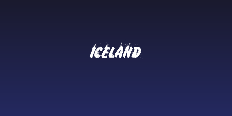 ICELAND Social Header