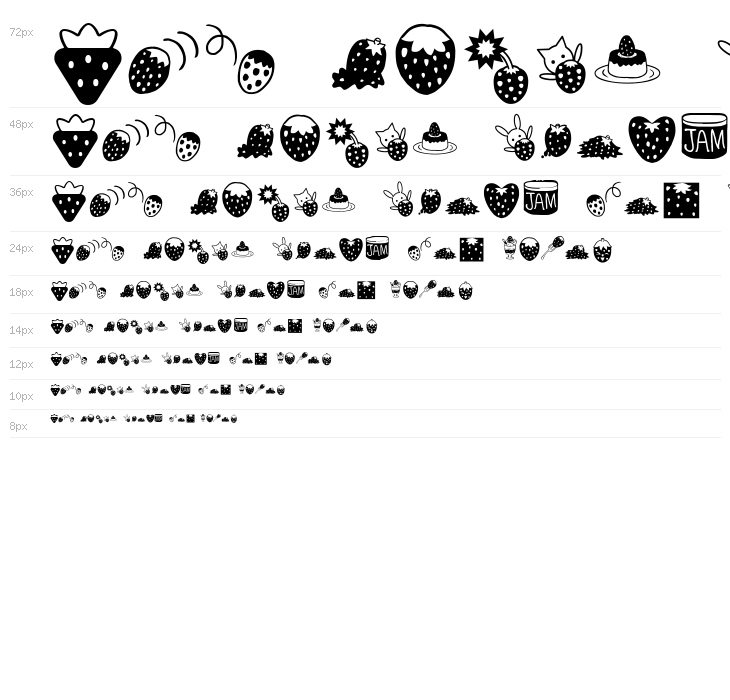 ICHIGOCharacter Waterfall