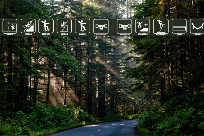 ICONOS SKATE Font examples