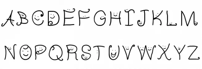 ICU Schriftart Groß