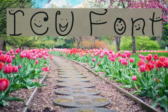 ICU Font examples