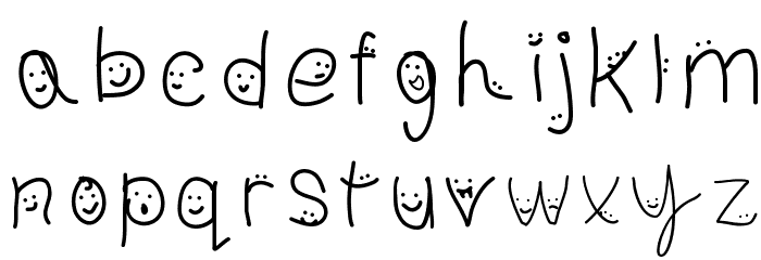 ICU Font LOWERCASE