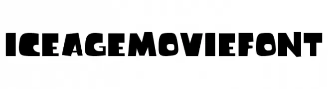 Ice Age Movie Font  Fuentes Gratis Descargar